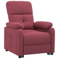 VidaXL - Fauteuil - Rood - Stof