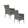 Garden Impressions Jerba Tuinstoel Grijs - 2 Stuks -VIDAXL Winkel 1000042194