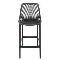 CLP Set Van 2 Barkrukken Air - Grijs -VIDAXL Winkel 1000043363 0101