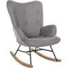 CLP Schommelstoel Sanka Stof - Grijs