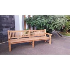 VDG Teakhouten Tuinbank Patrick XL - 250 Cm -VIDAXL Winkel 1000045386 0102
