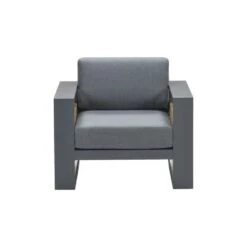 Garden Impressions Solo Lounge Fauteuil - Carbon Black/Mystic Grey -VIDAXL Winkel 1000048695 0102