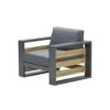 Garden Impressions Solo Lounge Fauteuil - Carbon Black/Mystic Grey -VIDAXL Winkel 1000048695