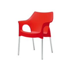 Scab Ola Tuinstoel Rood