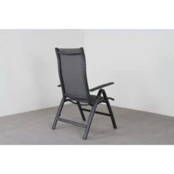 Suns New Castle Verstelbare Tuinstoel - Antraciet -VIDAXL Winkel 1000048819 0103