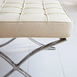 Expo Hocker Creme Premium Leer - Leder - Crème 6 Expo Hocker Creme Premium Leer - Leder - Crème -VIDAXL Winkel 1000049294 0102