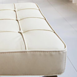 Expo Hocker Creme Premium Leer - Leder - Crème 7 Expo Hocker Creme Premium Leer - Leder - Crème -VIDAXL Winkel 1000049294 0103