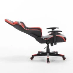 Gamestoel Texas - Zwart / Rood - Gaming Stoel - Bureaustoel -VIDAXL Winkel 1000050258 0103