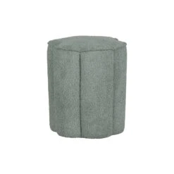 WOOOD Ollie Poef - Polyester - Aqua - 46x40x40 -VIDAXL Winkel 1000052553 0103