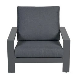 Garden Impressions Coba Lounge Tuinstoel - Donker Grijs -VIDAXL Winkel 1000052908 0102
