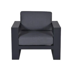 Garden Impressions Plaza Lounge Tuinstoel - Donker Grijs -VIDAXL Winkel 1000052950 0104