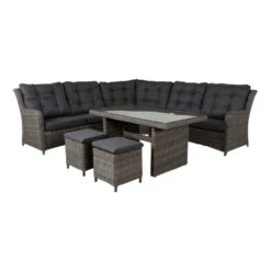 Suns Lounge Dining Set Richmond - Ash Grey -VIDAXL Winkel 1000052992 0101