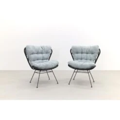 Garden Impressions Libelle Retro Loungestoel - Set Van 2 - Zwart -VIDAXL Winkel 1000053011 0102