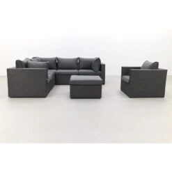 Suns Loungeset Parma - Inclusief Fauteuil - Antraciet -VIDAXL Winkel 1000053091 0103