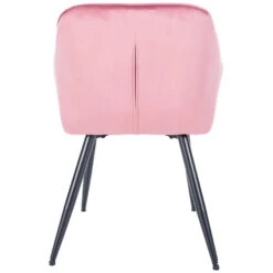 CLP Eetkamerstoel Cassis Fluweel Roze -VIDAXL Winkel 1000053747 0103