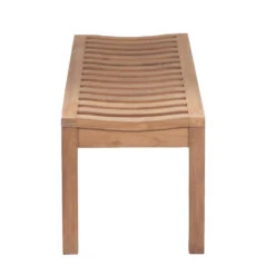 Giga Meubel Tuinbank Teakhout - Naturel - 120cm - Bank Madison -VIDAXL Winkel 1000054250 0103