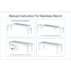 Giga Meubel Tuinbank Teakhout - Naturel - 150cm - Bank Madison -VIDAXL Winkel 1000054251 0102
