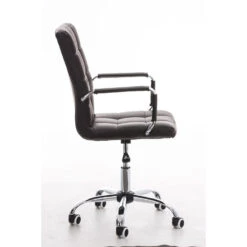 Clp Bureaustoel Deli V2 Kunstleer Bruin -VIDAXL Winkel 1000054333 0102