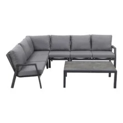 VDG Azoren/Atlanta Loungeset - Antraciet - Links & Rechts