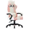 VidaXL Racestoel Kunstleer Roze 13 VidaXL Racestoel Kunstleer Roze -VIDAXL Winkel 1000056060