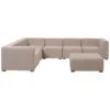 Beliani Loungeset AREZZO - Beige Polyester -VIDAXL Winkel 1000056772