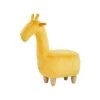 Beliani Dierenhocker GIRAFFE - Geel Fluweel 8 Beliani Dierenhocker GIRAFFE - Geel Fluweel -VIDAXL Winkel 1000056870