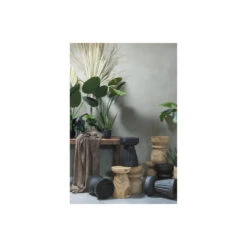 WOOOD Borre Kruk - Hout - Zwart - 40x28x28 -VIDAXL Winkel 1000057577 0102
