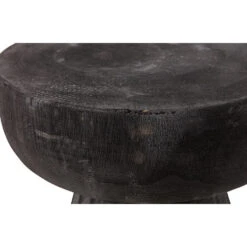 WOOOD Borre Kruk - Hout - Zwart - 40x28x28 -VIDAXL Winkel 1000057577 0103