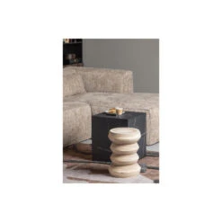 WOOOD Babs Kruk - Hout - Naturel - 41x31x31 -VIDAXL Winkel 1000057581 0101