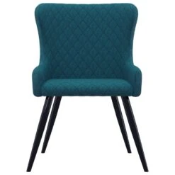 VidaXL Eetkamerstoelen 2 St Fluweel Blauw 6 VidaXL Eetkamerstoelen 2 St Fluweel Blauw -VIDAXL Winkel 1000057812 0102