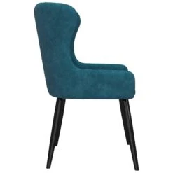 VidaXL Eetkamerstoelen 2 St Fluweel Blauw 7 VidaXL Eetkamerstoelen 2 St Fluweel Blauw -VIDAXL Winkel 1000057812 0103