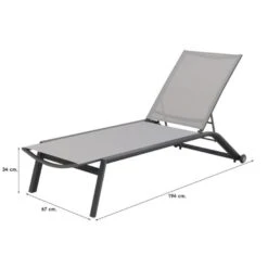 VDG Cairns Ligbedden + Bijzettafel Atlanta - Antraciet 6 VDG Cairns Ligbedden + Bijzettafel Atlanta - Antraciet -VIDAXL Winkel 1000058030 0102