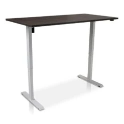 MRC EASY Elektrisch ARBO Zit-sta Bureau - 160x80cm - Wit - Bruin Eiken -VIDAXL Winkel 1000058352 0102