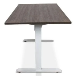 MRC EASY Elektrisch ARBO Zit-sta Bureau - 160x80cm - Wit - Bruin Eiken -VIDAXL Winkel 1000058352 0103