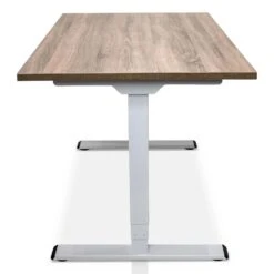 MRC COMFORT Elektrisch ARBO Zit-sta Bureau - 180x80cm - Wit - Midden Eiken -VIDAXL Winkel 1000058355 0102