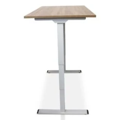 MRC COMFORT Elektrisch ARBO Zit-sta Bureau - 180x80cm - Wit - Midden Eiken -VIDAXL Winkel 1000058355 0103