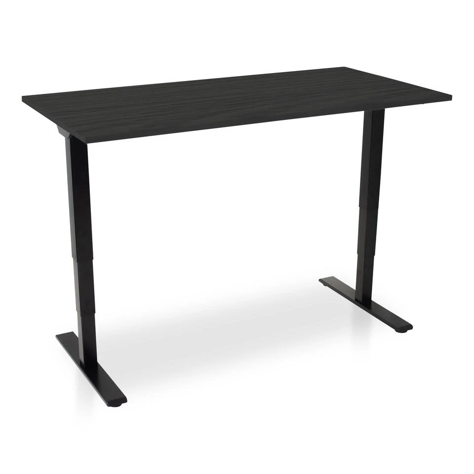 MRC COMFORT Elektrisch ARBO Zit-sta Bureau - 160x80cm - Zwart Eiken 3 MRC COMFORT Elektrisch ARBO Zit-sta Bureau - 160x80cm - Zwart Eiken - Afbeelding 3