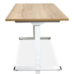 MRC COMFORT Elektrisch ARBO Zit-sta Bureau - 160x80cm - Wit - Robuust Eiken -VIDAXL Winkel 1000058406 0102