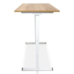 MRC COMFORT Elektrisch ARBO Zit-sta Bureau - 160x80cm - Wit - Robuust Eiken -VIDAXL Winkel 1000058406 0103