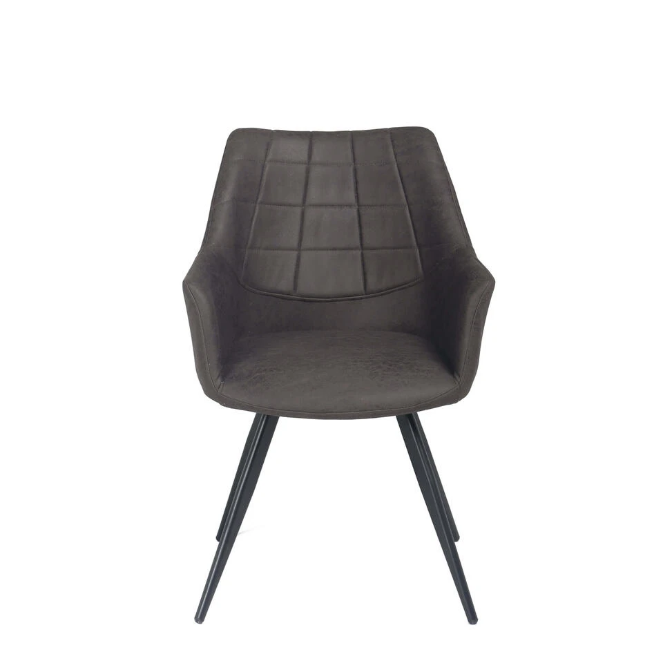 Furnihaus Eetkamerstoel Moon Antraciet 3 Furnihaus Eetkamerstoel Moon Antraciet - Afbeelding 3