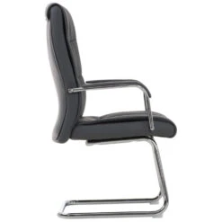 CLP Set Van 2 Caro Eetkamerstoelen Kunstleder Grijs -VIDAXL Winkel 1000062586 0103