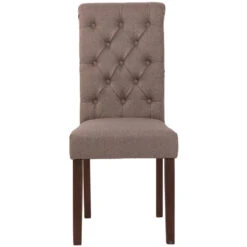 CLP Eetkamerstoel Lisburn Stof Taupe -VIDAXL Winkel 1000068135 0101