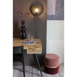 Parya Home Bubble Poef - Roze - Velvet -VIDAXL Winkel 1000068287 0102