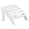 Beliani Voetenbankje ADIRONDACK - Wit Kunsthout 13 Beliani Voetenbankje ADIRONDACK - Wit Kunsthout -VIDAXL Winkel 1000069780