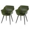 Hartman Sophie Studio Dining Armstoel - Moss Green - Set Van 2 -VIDAXL Winkel 1000072086