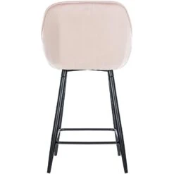 CLP Barkruk Gibson Fluweel Roze -VIDAXL Winkel 1000072716 0103