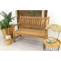 VDG Teakhouten Tuinbank Patrick - 120 Cm -VIDAXL Winkel 1000072935 0103