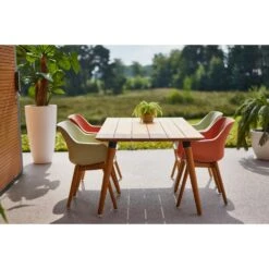 Set Van 2- Hartman Sophie Studio Diningstoel- French Green- Teak Poot -VIDAXL Winkel 1000073188 0103