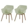 Set Van 2- Hartman Sophie Studio Diningstoel- French Green- Teak Poot -VIDAXL Winkel 1000073188
