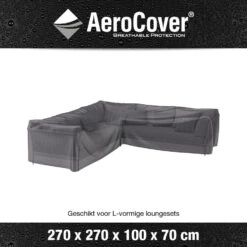 Aerocover Loungesethoes L-vorm 270x270 Cm -VIDAXL Winkel 1000073227 0102